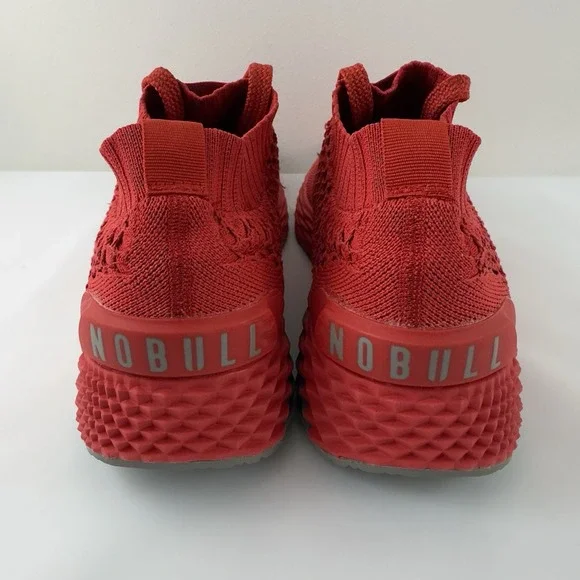 NOBULL Men's Knit‎ Runner Red Size US 9.5 / EUR 43